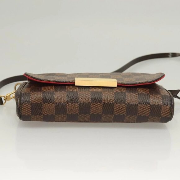 LOUIS VUITTON Damier Ebene Favorit PM Shoulder Bag 2way - Picture 5 of 16